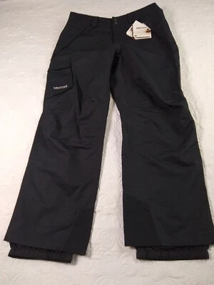 Marmot Motion Snow Pants Men's XL Black Mesh Lined Zip Pockets Cargo NWT - Image 1 of 4