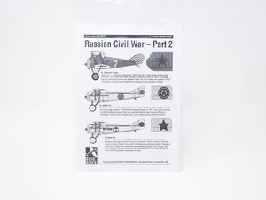 Calcomanías 1/72 Blue Rider Guerra Civil Rusa Parte 2 BR252 Snipe/Strutter/Spad VI - Imagen 1 de 2
