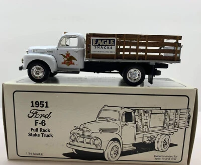 First Gear 1:34 Eagle Snacks No.19-1191 1951 Ford F-6 грузовик с полной стойкой 1 - Изображение 1 из 4