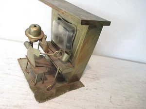 Vintage Kupfer Player Klavier Retro Spieluhr spielt ""The Entertainer"" Vintage Look - Bild 1 von 4