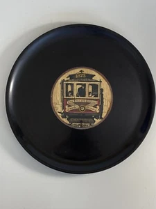 Vintage Couroc Monterey Round Van Ness Trolley Serving Tray - Picture 1 of 7