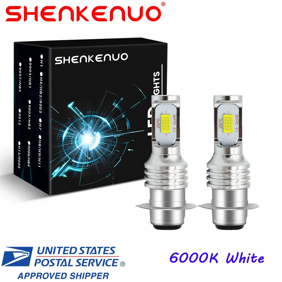 FAROS LED PARA YAMAHA GRIZZLY 660, 400, 450, 350, 125 BOMBILLAS LED SUPER BLANCAS Foto 1 de 4