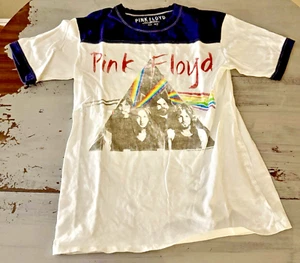 Vintage Style Pink Floyd Graphic T-Shirt Unisex Small Ringer T-Shirt - Picture 1 of 5