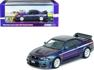INNO64 1:64 NISSAN SKYLINE GT-R (R33) NISMO 400R Midnight Purple II Foto 1 de 2