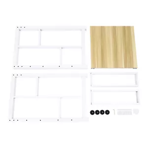 Adjustable Washer and Dryer Storage Shelf Organizer Rack Washer and Dryer Rack - Picture 1 of 12