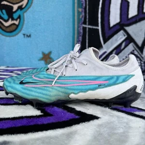Size 10.5 - Phantom GX Pro FG Men’s Baltic Blue/Pink Blast-White DD9463-446 - Picture 1 of 9