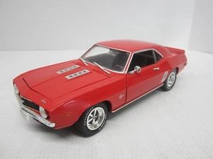 1/18 Ertl American Muscle 1969 Chevrolet Camaro SS396 rot mit schwarzer Innenausstattung - Bild 1 von 12