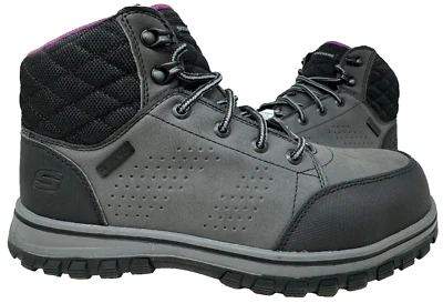 Skechers Women's Work McColl Comp Toe Ankle Boots Blk/Char Size:8.5 185A - Image 1 of 4
