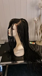 Cornrows Braided Lace Wigs, long Braided wigs, Tiny braided beautiful handmade - Picture 1 of 4