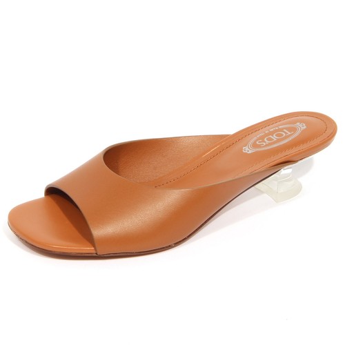 TOD’S G5150 sandalo donna TOD'S brown leather sandals woman