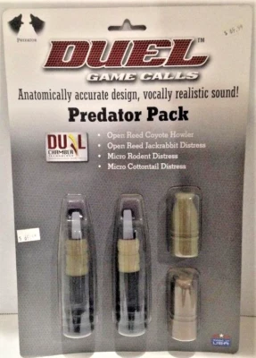 Duel Game Calls - Predator Pack - 4 Pack - Model # P002   🐺 - Image 1 of 2