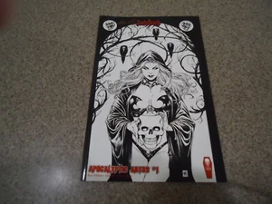 LADY DEATH APOCALYPTIC ABYSS #1 RAW EDITION SIGNED WITH COA LIMITED TO 400 - Picture 1 of 4
