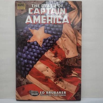 Death Of Captain America Marvel Hardcover 2008  Ed Brubaker - image 1 of 4