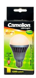 27 CHIP SMD LED - HIGH POWER LIGHT GLOBO - E27 13W 1200 lm – 3000K luz cálida - Imagen 1 de 2