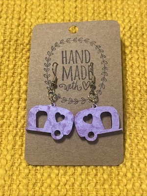 Travel Camper Camping Earrings NEW - Image 1 of 4
