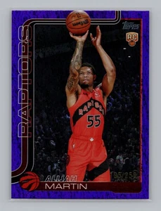Baloncesto Topps #240 2025-26 Alijah Martin RC Holofoil púrpura/250 Tor Raptors - Imagen 1 de 2
