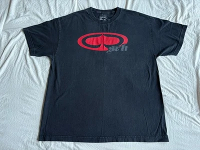 Camisa masculina Split Skateboards tamanho XL Cyber Grunge vintage Y2K - Imagem 1 de 4