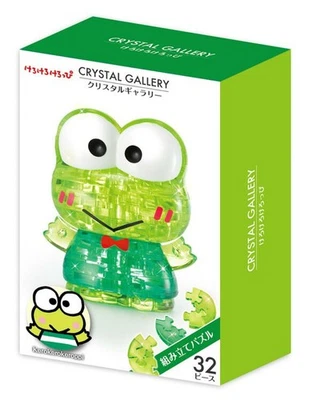 Sanrio Keroppi Crystal Gallery 3D Puzzle Hanayama 07653 32 p Transparent Figure - Image 1 of 2