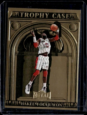 1997-98 Metal Universe Championship Trophy Case Gold Hakeem Olajuwon #8 Rare - Image 1 of 2