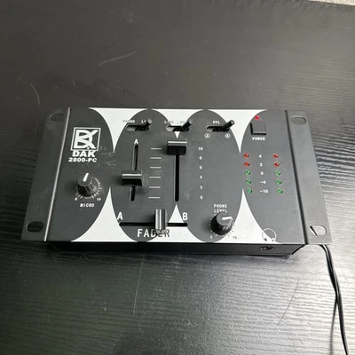 Dak 2800-PC Fader Pre-Amplifier Interface Mixer - USED Work - Image 1 of 4