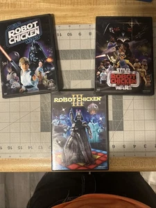 ROBOT CHICKEN: STAR WARS TRILOGY I II III COMPLETE DVD Set Lot 1 2 3 SHIPS FR - Picture 1 of 14