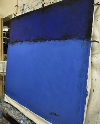 Mark Rothko Style Giant Profesional Painting 84”X62” (7 Foot) Abstract Modern - Image 1 of 4