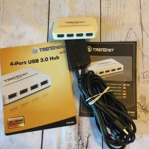 Trendnet 4-Port USB 3.0 Super Speed Hub Model TU3-H4 - Picture 1 of 6