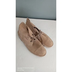 Stivali Safari scamosciati Chukka Desert scarpe stringate casual comode - Foto 1 di 5