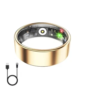 Anillo Inteligente para Mujer y Hombre, Anillo Rastreador de Ejercicios con Monitor de Ritmo Cardíaco, VFC... - Imagen 1 de 6