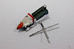 Vintage 1983 Bandai Tonka Gobots Cop Tur MR-04 komplett, defekt Hauptrotor siehe P - Bild 1 von 3