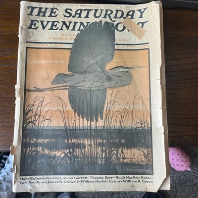 The Saturday Evening Post magazine - GREAT ADS October 3, 1925 - Image 1 of 4