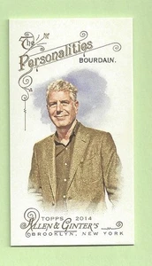 2014 Topps Allen & Ginter A & G Back Mini Anthony Bourdain Chef #210 - Bild 1 von 2