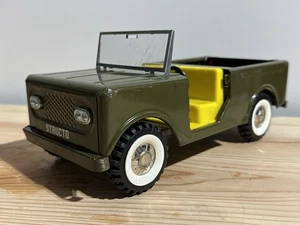 Structo International Scout Jeep Green Military Jeep Very Nice Condition - Picture 1 of 11
