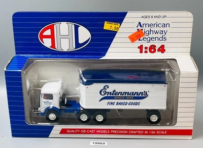 AHL American Highway Legends Entenmann's Model CJ Mack Truck Trailer 1:64 NEW - Image 1 of 3