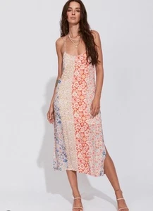 Arnhem Aurora Strappy Midi Dress in Dolce Floral Cross Back Sz Aus Small - Picture 1 of 14
