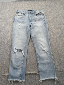 J Crew Jeans Damen Größe 26 Slim Broken In Boyfriend Distressed & Fransen - Bild 1 von 12