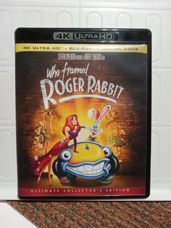 Who Framed Roger Rabbit (4k Ultra HD UHD & Blu-ray 2021) NO DIGITAL Spielberg  - Image 1 of 4