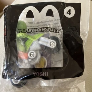 MCDONALDS HAPPY MEAL TOY #4 MARIO KART YOSHI NINTENDO 2022 FACTORY SEALED - Picture 1 of 3