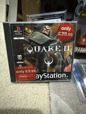 Quake II 2 for Playstation 1 (PS1) - Black Label, Complete with Manual - PAL - Bild 1 von 4