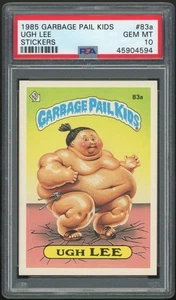 Topps Garbage Pail Kids 2nd Series #83a Ugh Lee PSA 10 GEM Mint Os2 MATTE - Picture 1 of 2