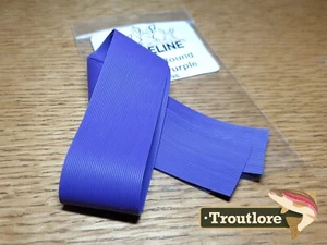 HARELINE DUBBIN ROUND RUBBER LEGS MEDIUM PURPLE - NEW FLY TYING MATERIALS - Picture 1 of 4
