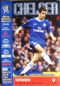 Chelsea FC V Southampton FC Programa como nuevo Premiership 01-05-2004 - Imagen 1 de 1