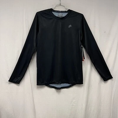 Camiseta deportiva Troy Lee Designs TLD MTB Flowline manga larga negra para hombre mediana MUESTRA Foto 1 de 3