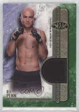 2017 Topps UFC Knockout Tier One Relics Green /50 BJ Penn #T1R-BP