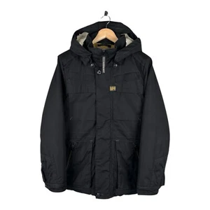 Mens G-STAR RAW WELDER HOODED Parka Jacket Black Size M - Picture 1 of 15
