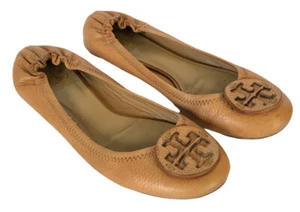 Tory Burch Reva Ballet Flats Womans 6 M Brown - Bild 1 von 6