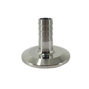 Adaptador HFS(R) Tri-Clamp to Barb, TC x Barb, 1,5 pulgadas x 5/8 pulgadas (15 mm Barb) - Imagen 1 de 4