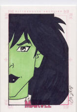 2008 Women of Marvel Sketch Card O'Neill She Hulk