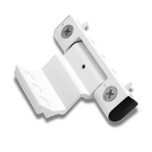 Upvc Door Hinge Rebate 100mm Butt 13mm White - Picture 1 of 5