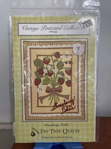 STRAWBERRY FIELDS PATTERN BY FIG TREE QUILTS- NIP- FAST SHIP - Picture 1 of 4